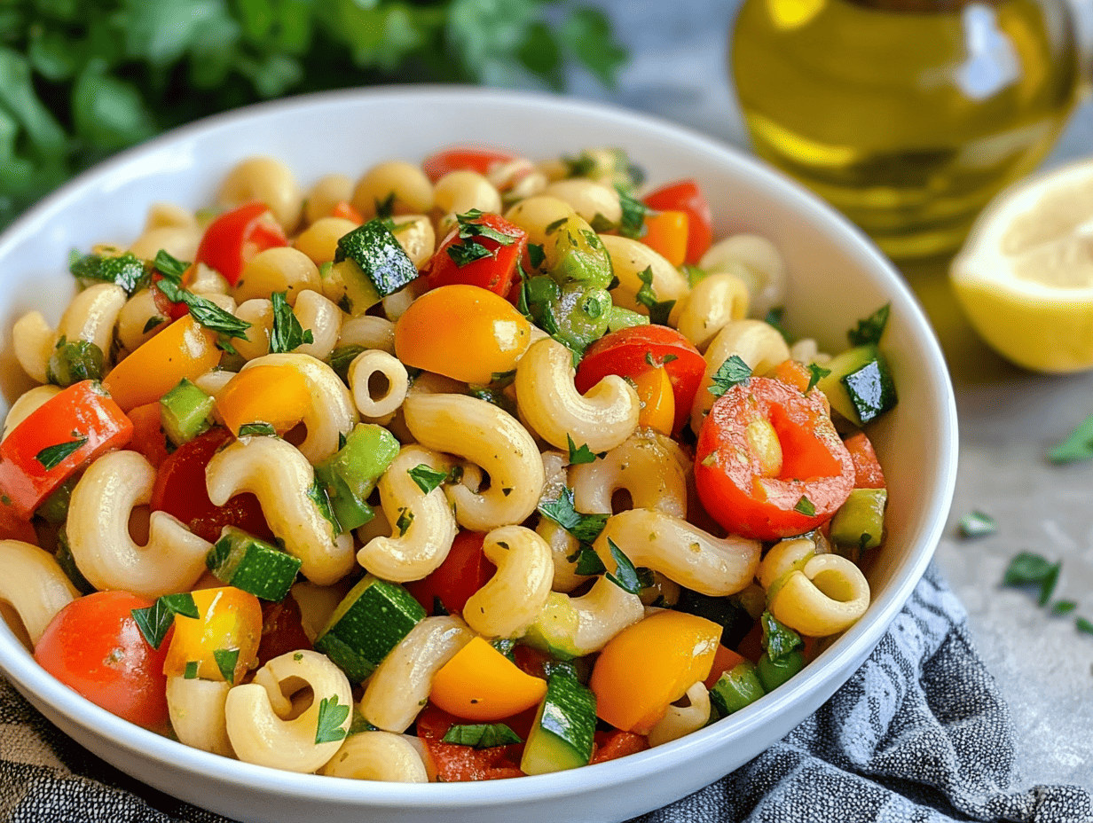 vegan macaroni salad