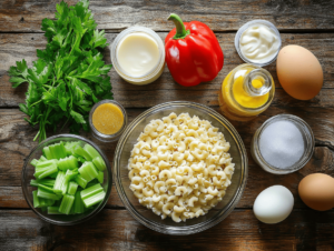 ingredients for amish macaroni salad