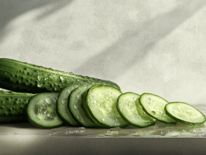 Cucumbers in Pasta Avocado Chickpea Salad
