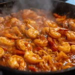 cajun shrimp being cooked