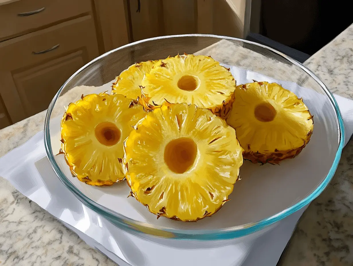 Fresh and Canned Pineapple Slices for Baking Comparison