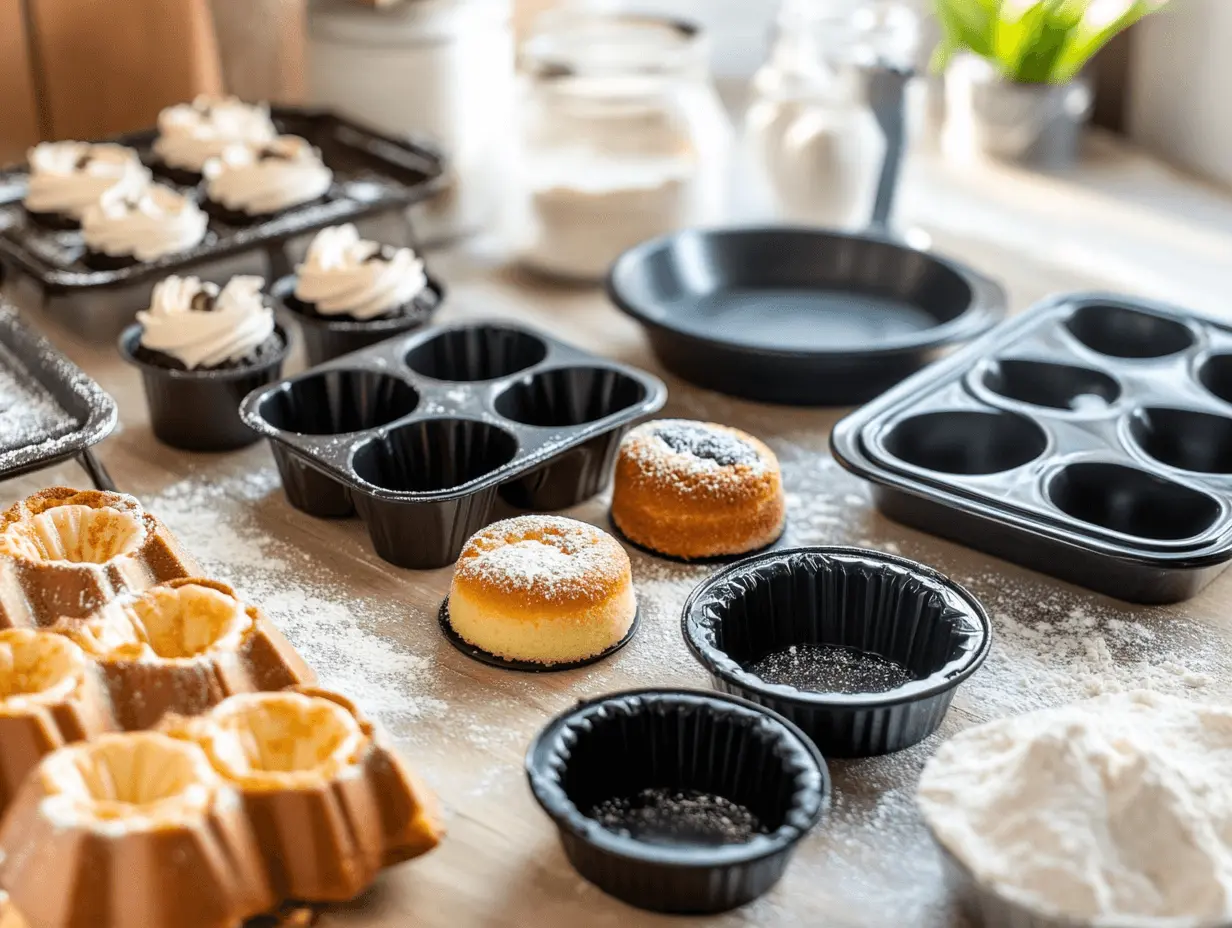 4-inch mini cake sliced into two portions with vanilla sponge and cream layers.